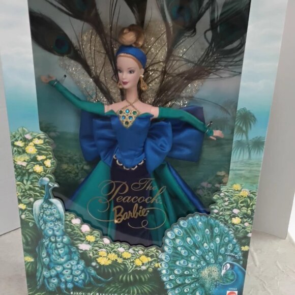 Barbie Birds of Paradise Collection Peacock Barbie - Picture 1 of 4